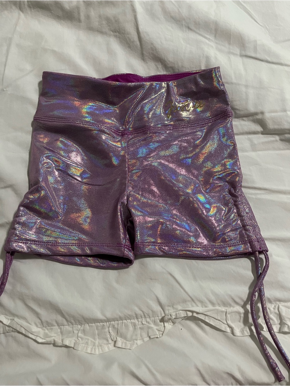 Justice gymnastics shorts size 5/6